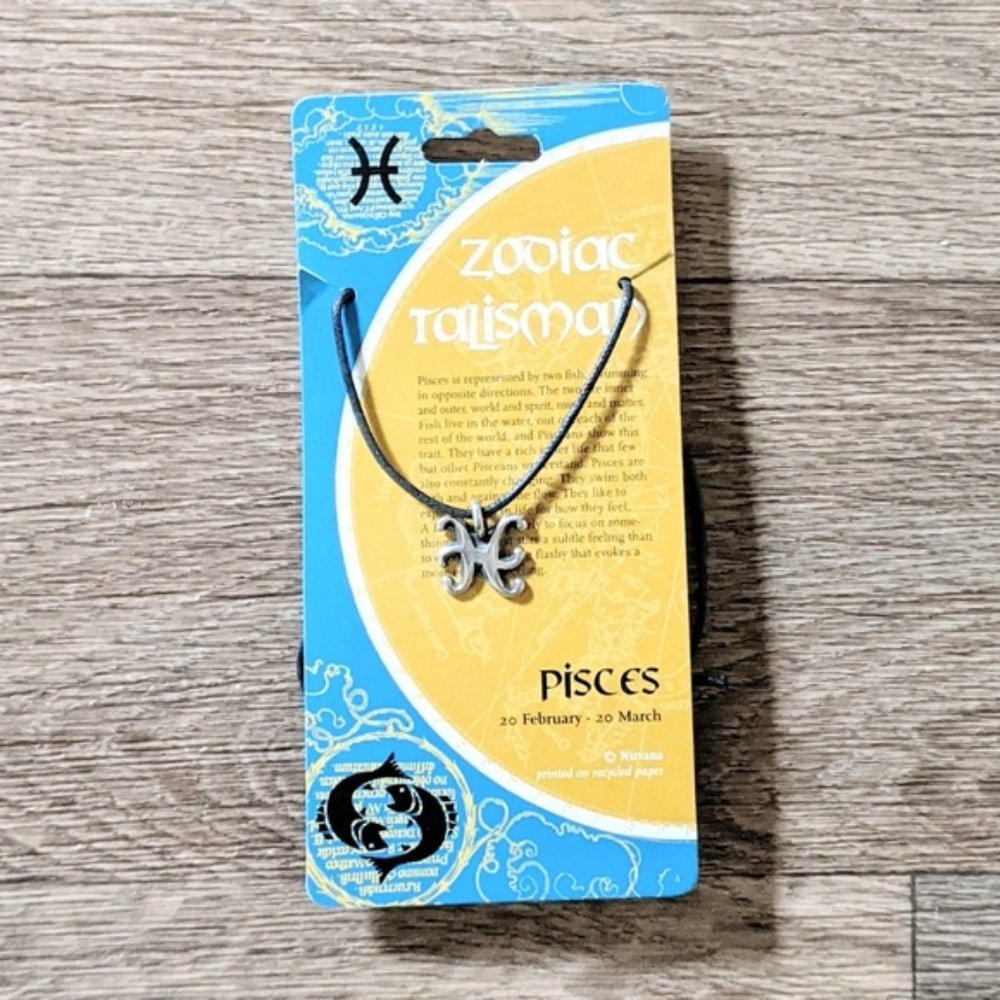 NWT Pisces Vodiac Unisex Necklace Pendant